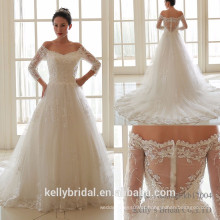 2017 vendido nítido sexy vestido clássico de noiva de estilo clássico vestido de noiva